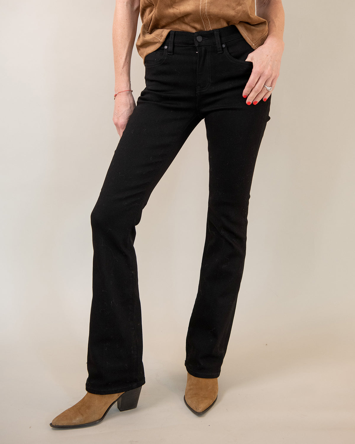 Leenah Wide Leg - Black Shadow