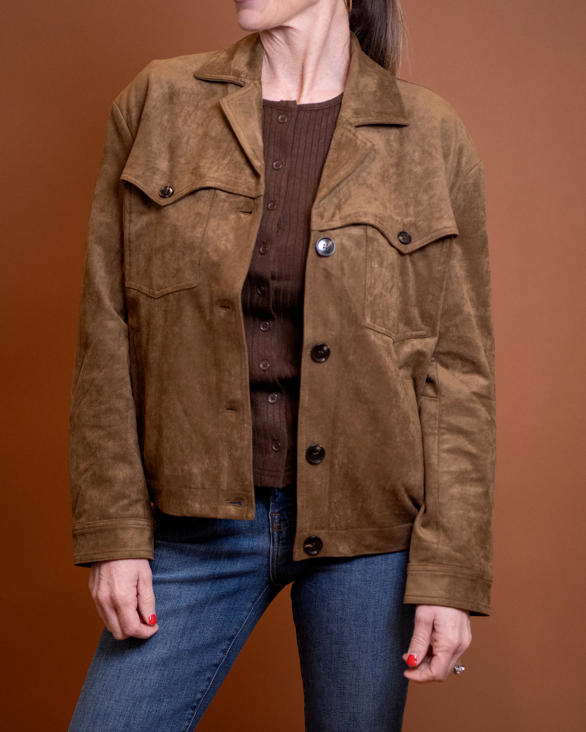 Henry Faux Suede Jacket
