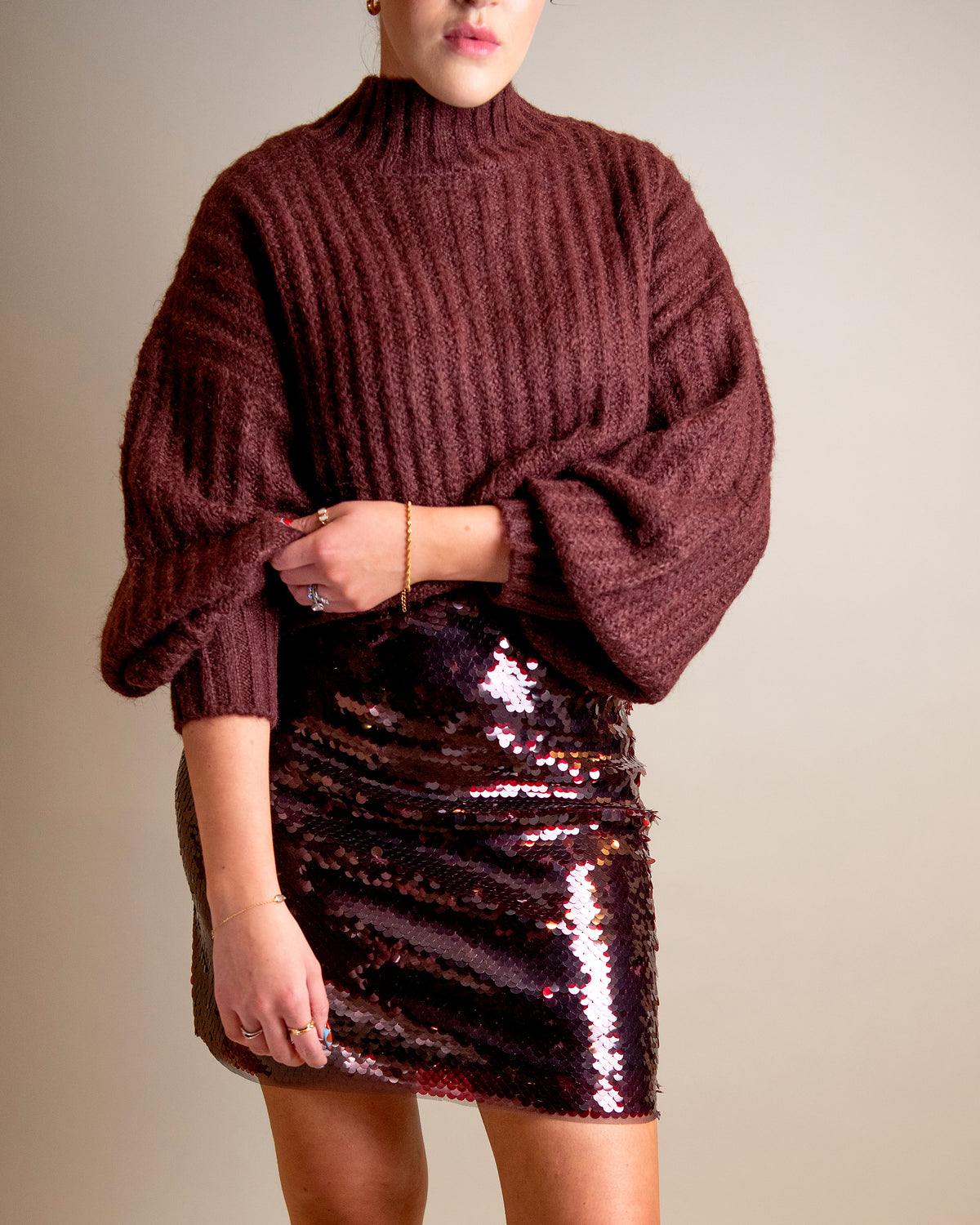 Betty Sequin Skirt