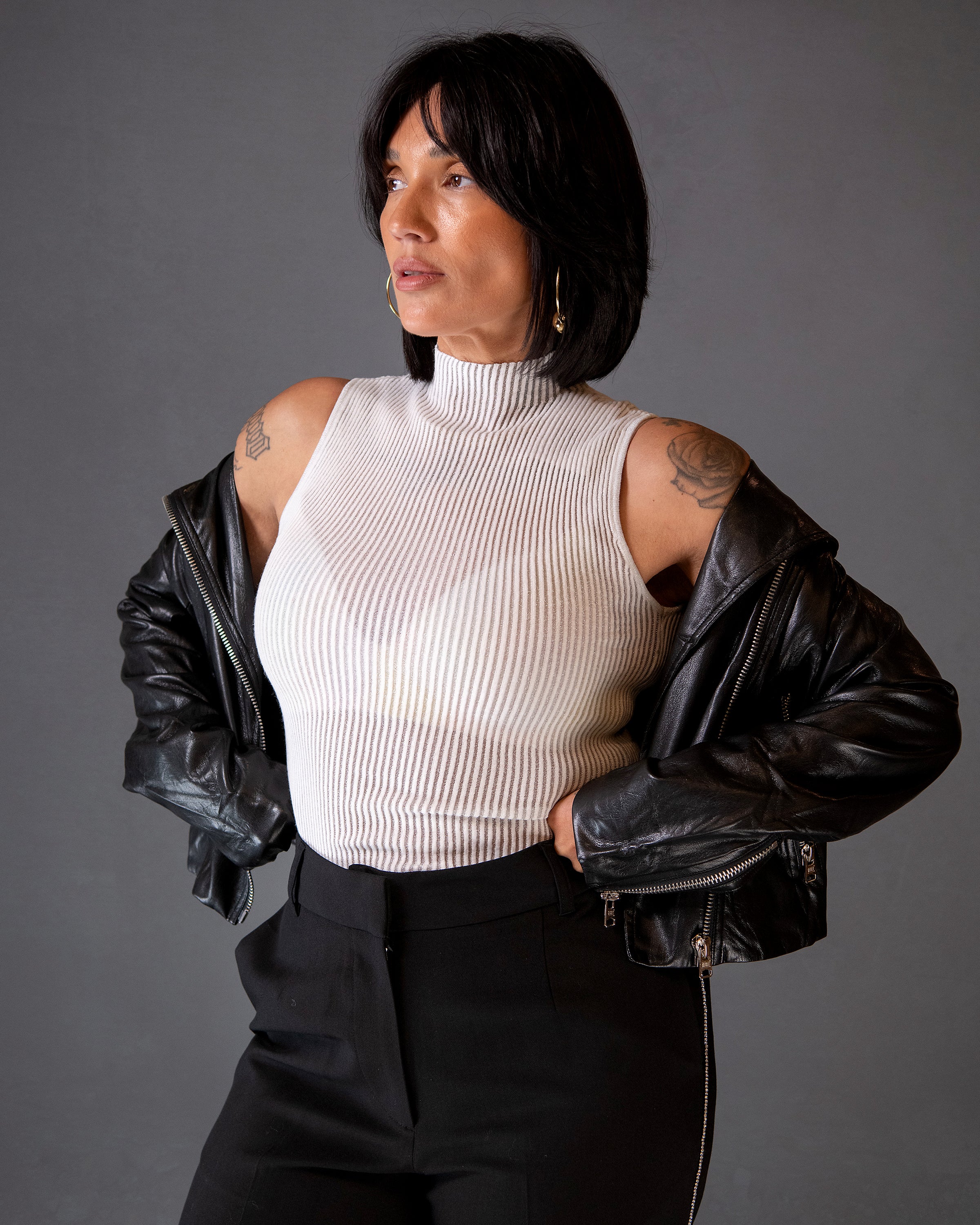 Hilty Mockneck Top