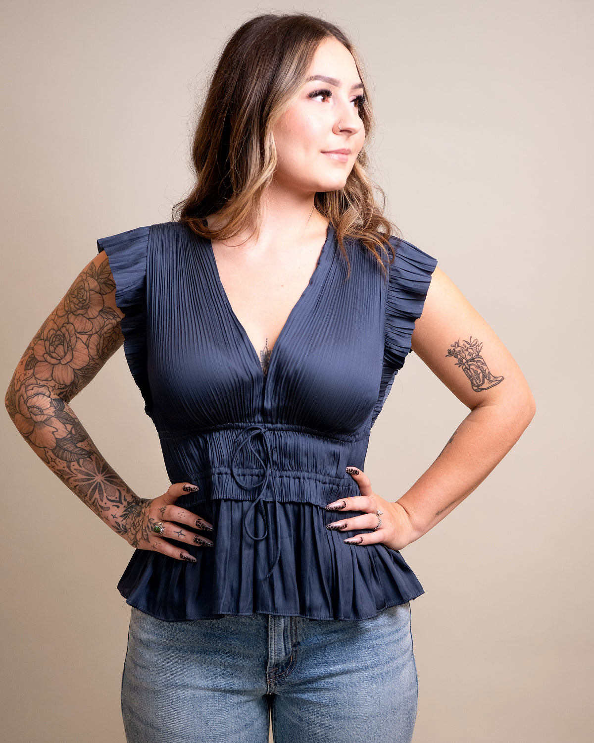 Rosalie Peplum Blouse