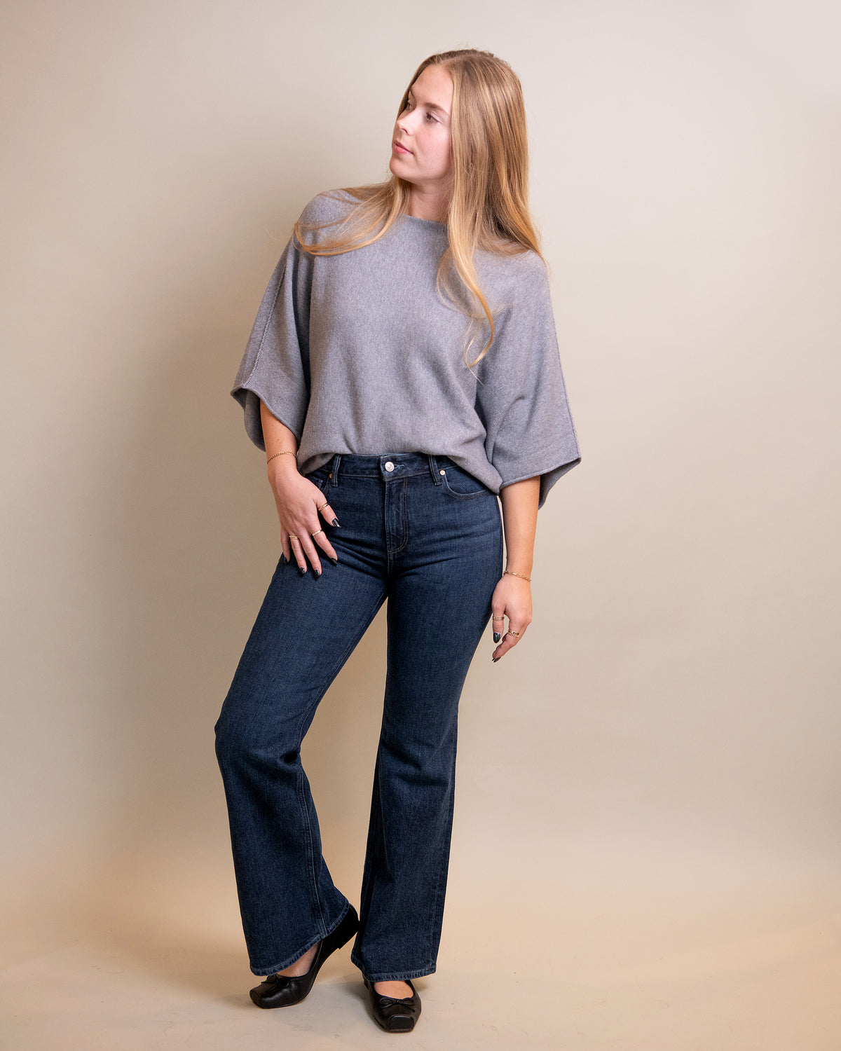 Heather Knit Top