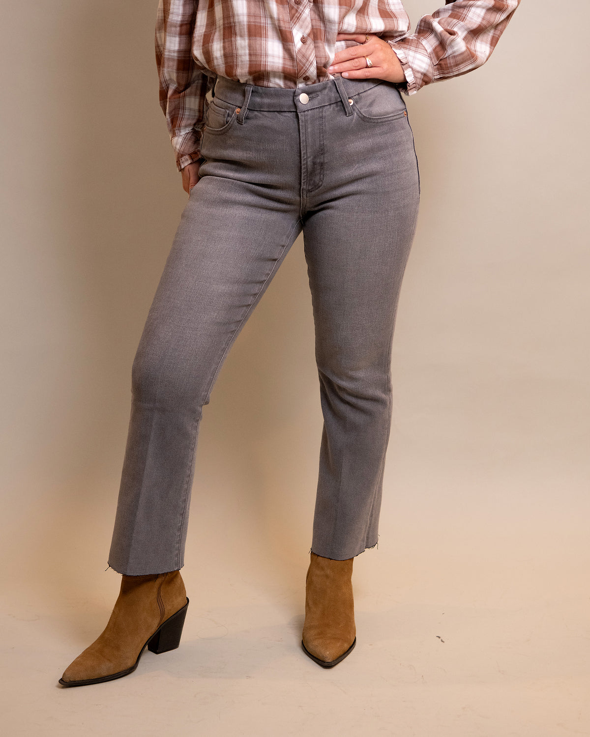 Jeanne Mid Rise Flare