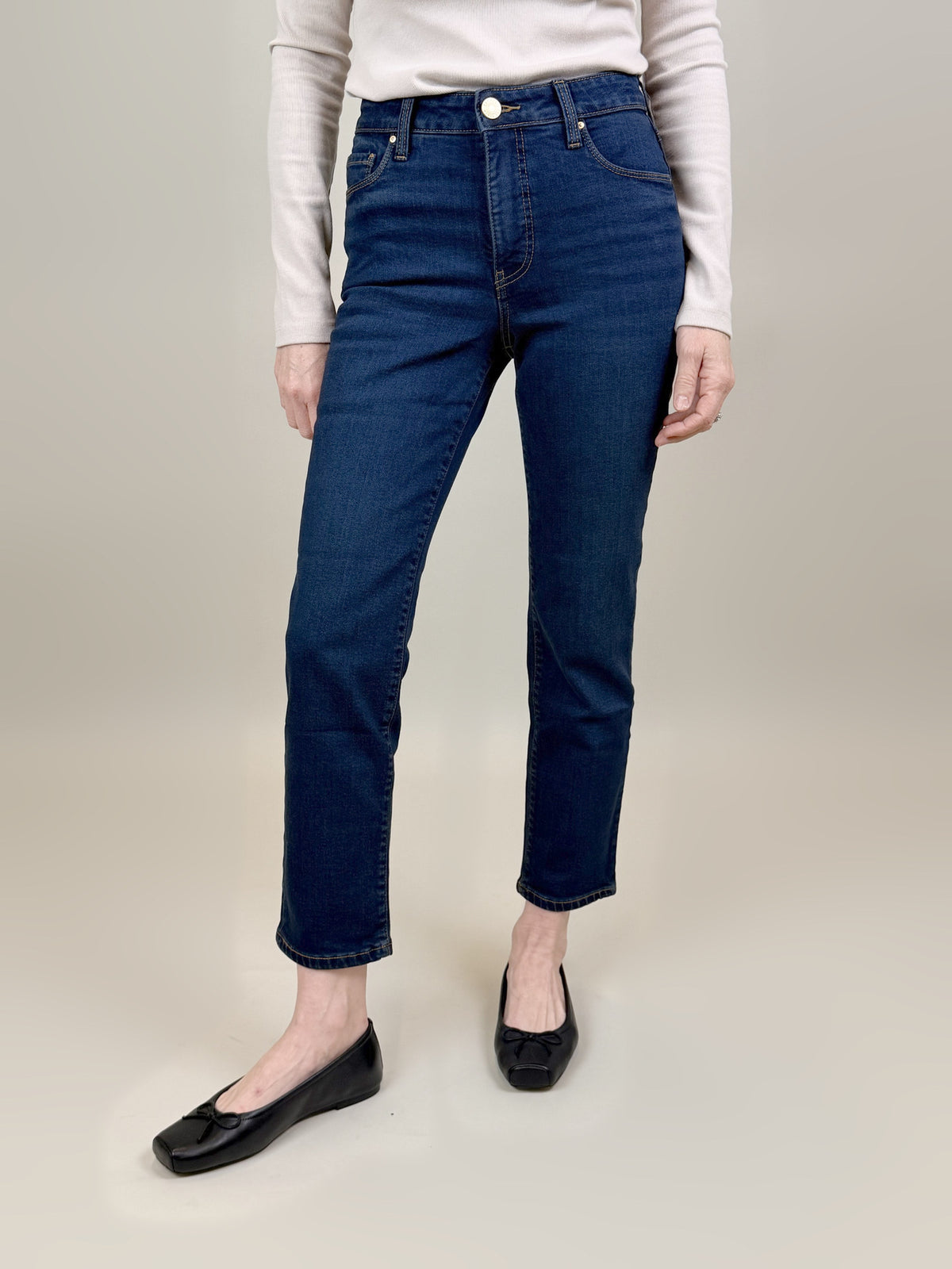 Reese Ankle Straight Denim